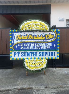 Papan Bunga Duka di Kopandakan Satu